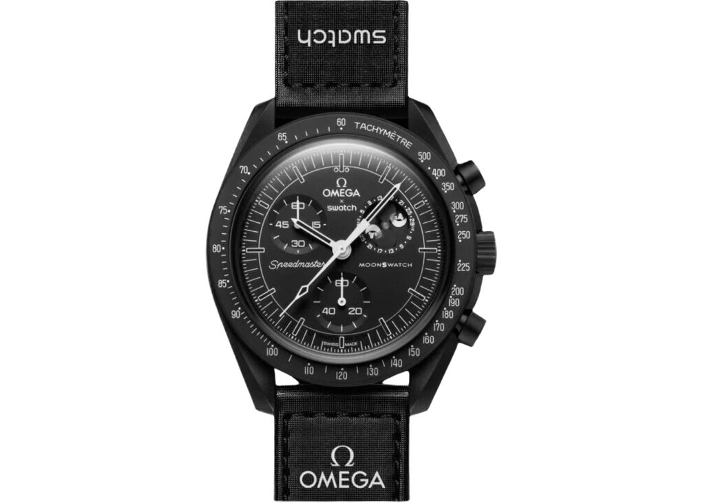 Swatch x Omega Bioceramic Moonswatch Mission to the Moonphase 'Snoopy - New Moon' SO33B700 (24HR DELIVERY AVAILABLE)