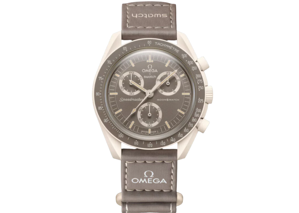 Swatch x Omega Bioceramic Moonswatch 'Mission to Earth' - Desert (SO33T103)