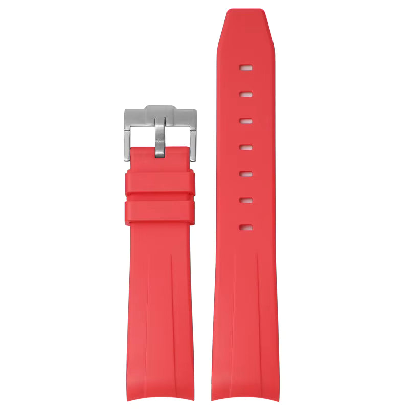 Rubber Strap for Omega X Swatch MoonSwatch Mission to the Moon - Red