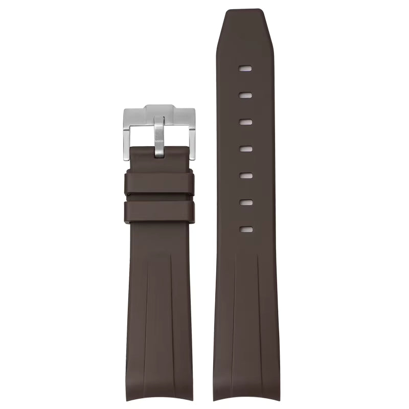 Rubber Strap for Omega X Swatch MoonSwatch Mission to the Moon - Brown
