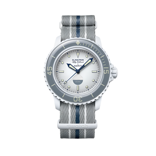 BLANCPAIN X SWATCH SCUBA FIFTY FATHOMS ANTARCTIC OCEAN SO35S100